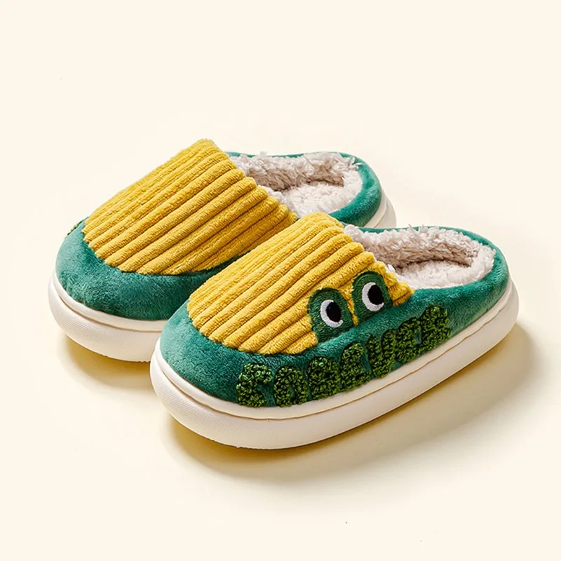 

Baywell Winter Children Indoor Home Slippers Kids Boys Girls Non-slip Slippers Casual Cartoon Shoes