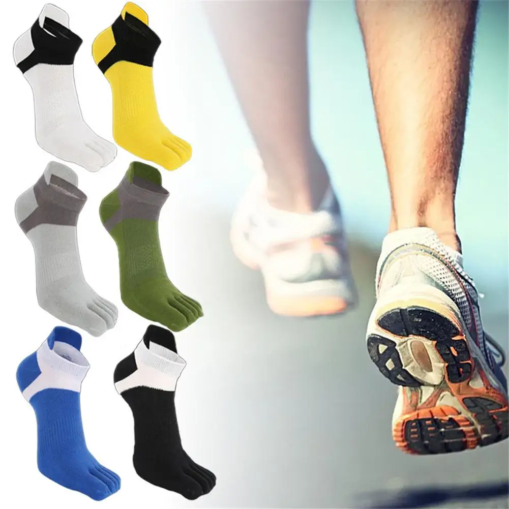 

Five-finger Socks Men's Cotton Short Tube Summer Mesh Ultra-thin Sports Cotton Five-finger Socks Outdoor Sports Socks