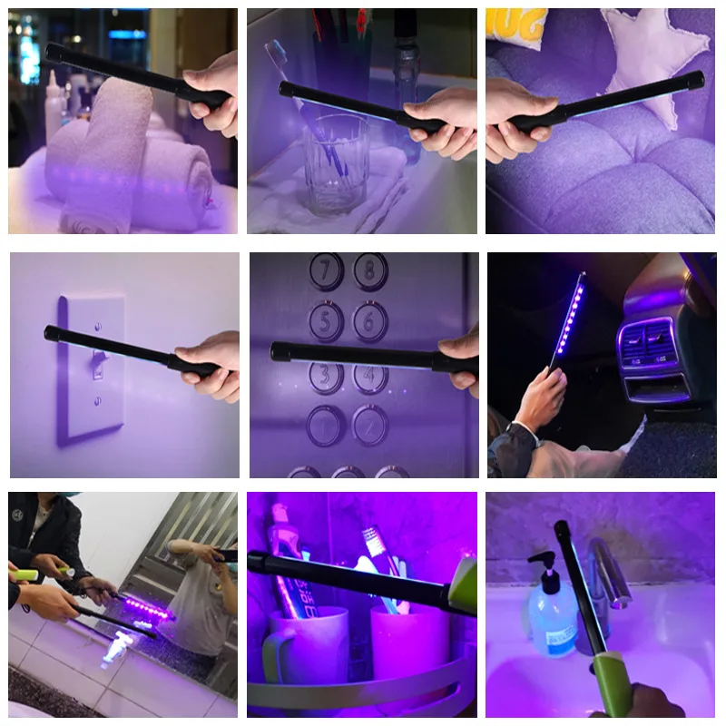 

HOT UV Light, Travel Wand UVC LED Light USB Germicidal Light Tube Handheld(2Pack)