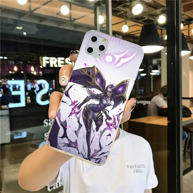 HOTCASHOP Legends kda kaisa Ahri akali Phone Case for iphone 12 pro max mini 11 XS MAX 8 7 6 6S Plus X 5S SE 2020 XR cover |