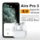 Оригинальные Apple AirPods Pro 3 TWS беспроводные наушники Bluetooth 5,0 наушники в ухо наушники игровая гарнитура для Apple iPhone Xiaomi Android