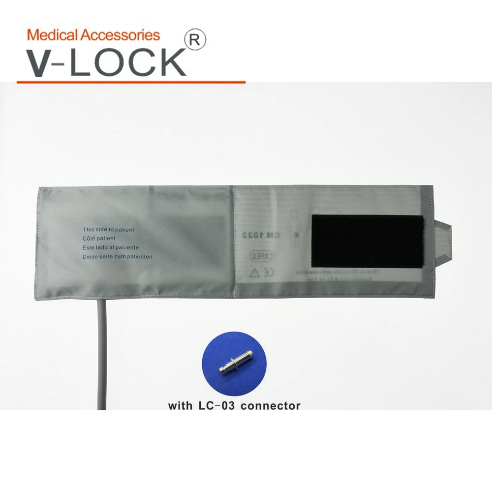 Mindray IPM8/10/12 child arm size blood pressure cuff for patient monitor with connector LC-03 |