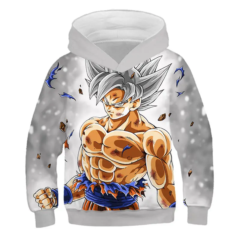Аниме-Толстовка Dragon Ball Z Сон Гоку Детская толстовка с капюшоном с принтом «3D напечатаны кофты в стиле Харадзюку для детей, для мальчиков и девочек повседневные толстовки с капюшоном; пальто - Цвет: NT-466