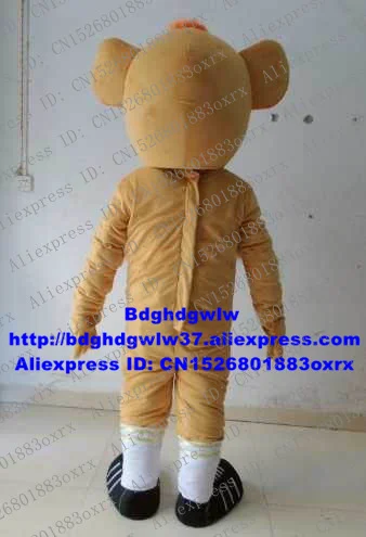 Коричневый костюм-талисман льва Simba костюм персонажа из мультфильма для взрослых