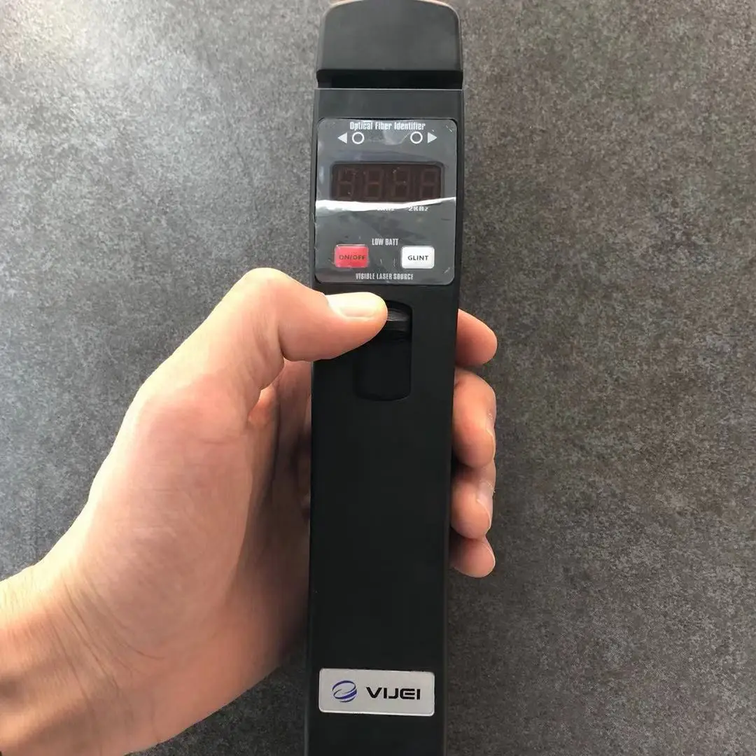 VIJEI 1906/1906A волоконно-оптический идентификатор Live Fiber оптический идентификатор со встроенным 10 мВт Визуальный дефектоскоп 750-1700nm SM ММ