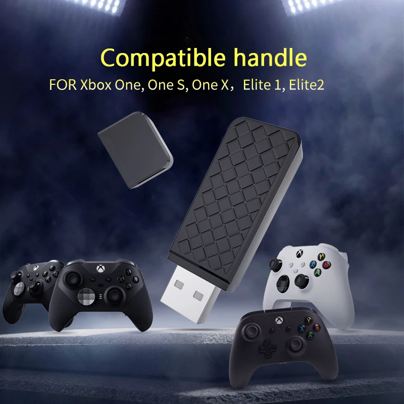 

New Wireless Adapter For X-box One Controller,Compatible With PC Windows 10, 8.1, 8, 7, Fit For Elite Series 2 And X-box One