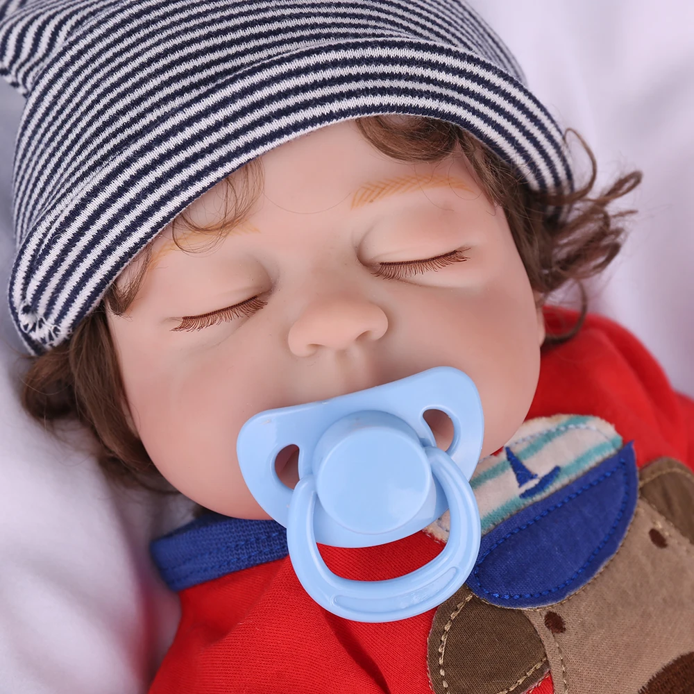 Кукла новорожденная Реалистичная силиконовая 48 см|Куклы| |