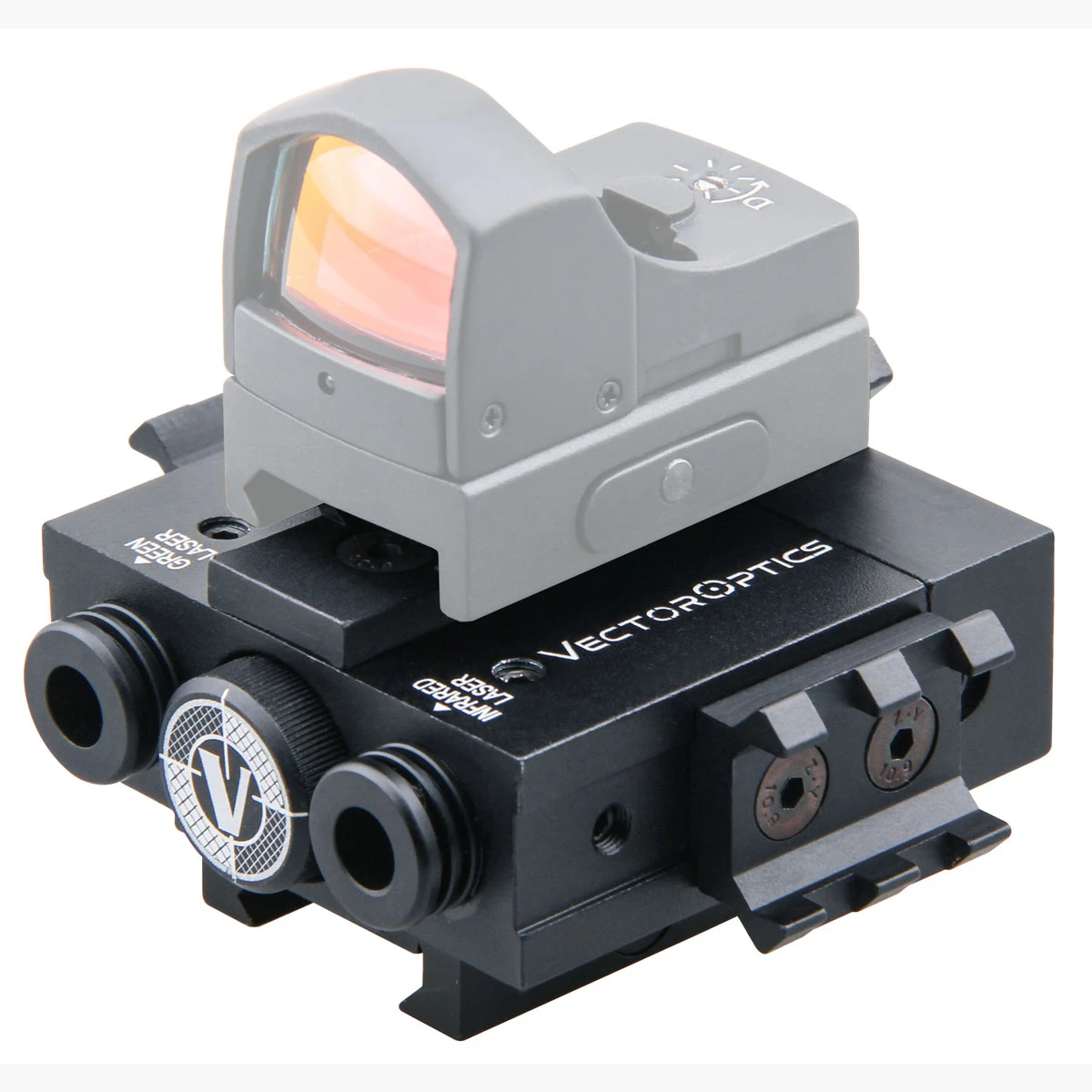 Тактическая оптика Viperwolf зеленый лазер и невидимый ИК-лазер комбинированный