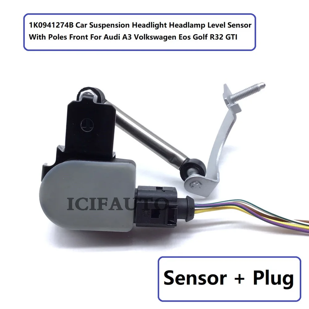 Автомобильная подвеска фары 1K0941274B датчик уровня с рейками передняя фара для Audi A3