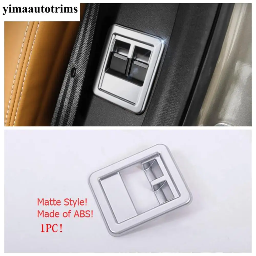 

ABS Rear Seat Adjustment Button Switch Interior Refit Cover Kit Trim Accessories For Land Rover L462 Discovery 5 2017 - 2020
