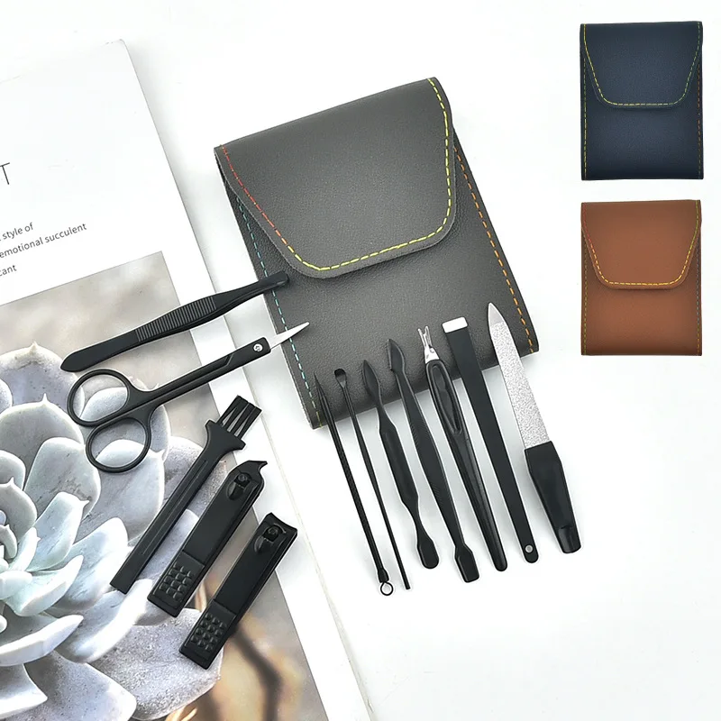 

Набор инструментов для маникюра и педикюра, 12 шт.