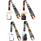 Шнурок J4000 с мультяшным изображением монстра для ключей, брелок для ID-карты, Обложка, значок, держатель, брелок для ключей, аксессуары