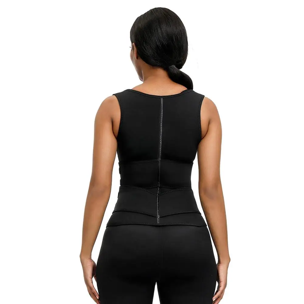Corset Secret Women Waist Trainer Vest Neoprene Shapewear Tummy Control Underwear 9 Steel Bones Sauna Effect Shaper | Женская одежда