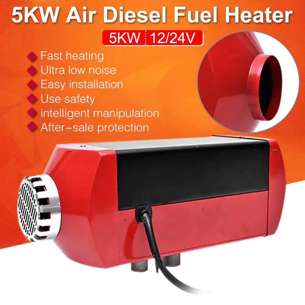 Автомобильный обогреватель 5 кВт 12 В/24 В воздушный дизельный Обогреватель