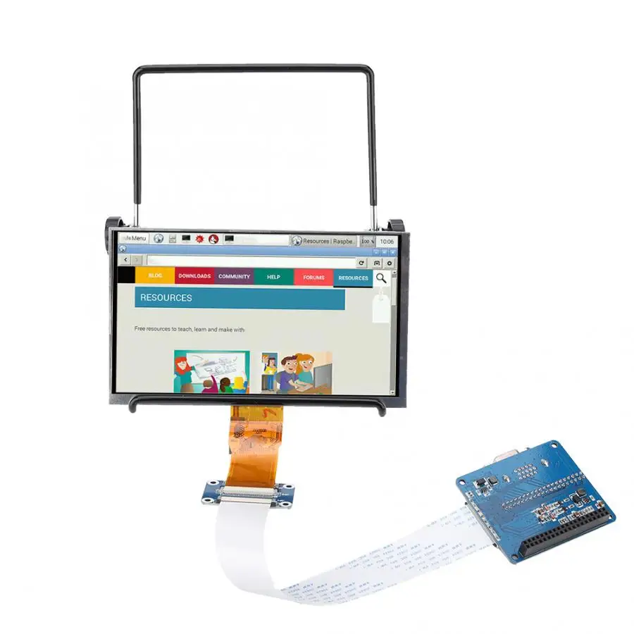 ЖК-дисплей Дисплей для Raspberry Pi 1024*600 высокой четкости изображения с