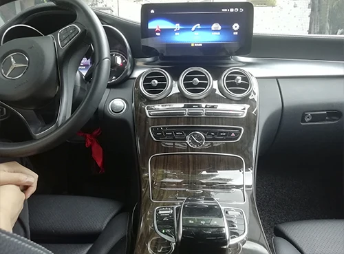 10,2" Автомобильный Android мультимедийный navi дисплей для Mercedes Benz C Class W205- командная система обновление экран Head Up Monito