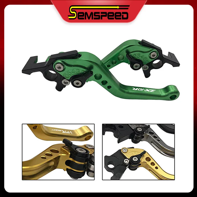Для Kawasaki Ninja ZX10R ZX-10R ZX 10R 2004-2005 2006-2015 2016-2020 Мотоцикл CNC регулируемые Короткие