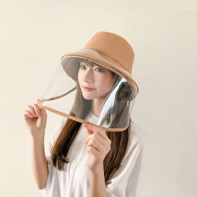 

Bucket Hat with face shield Outdoor face Protection Bucket Hat All-match Dustproof Anti-Mosquito Anti-Droplet Fisherman Hat