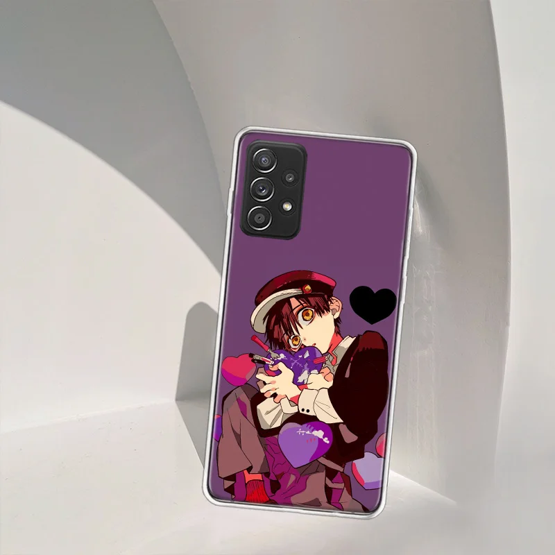 Аниме чехол для телефона Hanako kun в туалете Galaxy A02S A03S A12 A22 A32 A42 A52S A72 Samsung A13 A23 A33 A53 A73 A50S