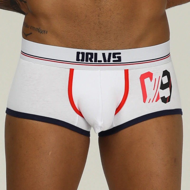 ORLVS бренд сетки Мужское нижнее белье мужчины боксеры мужские трусы tanga Ropa Interior Hombre