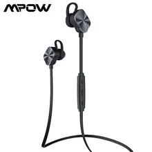 Mpow In ear модные беспроводные наушники Bluetooth 4 1 спортивные с