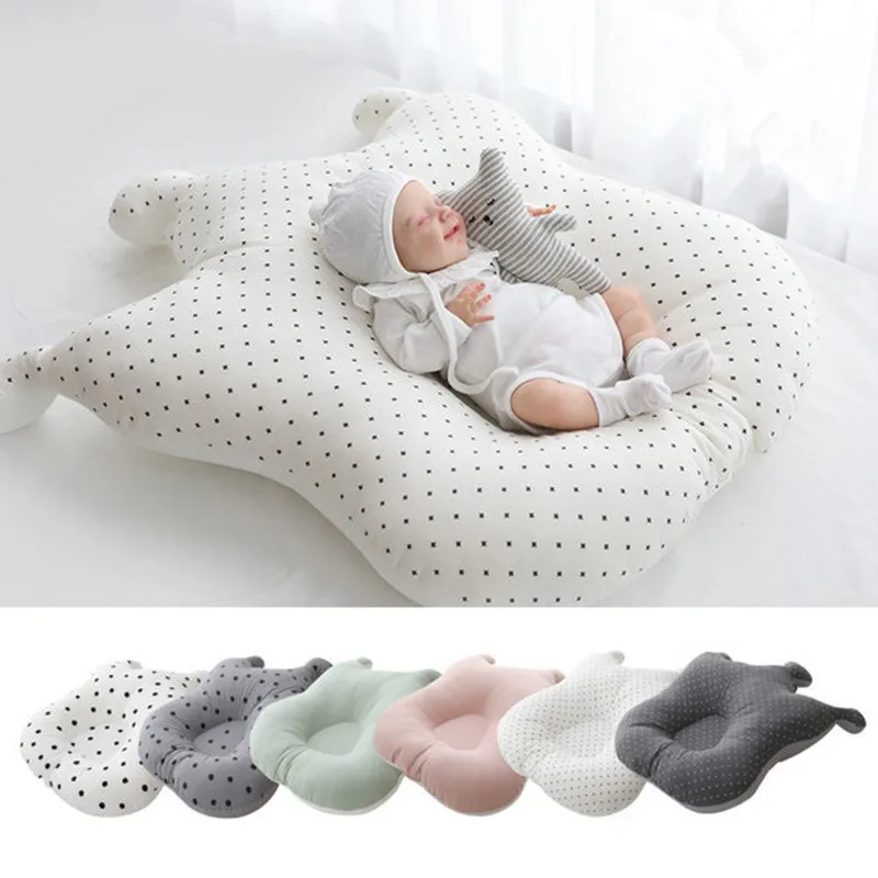Almohada con forma de beb&eacute;, estera de leche antiderrames, coj&iacute;n de malla para alimentaci&oacute;n de reci&eacute;n nacido, cama de leche, almohadas para beb&eacute;-0