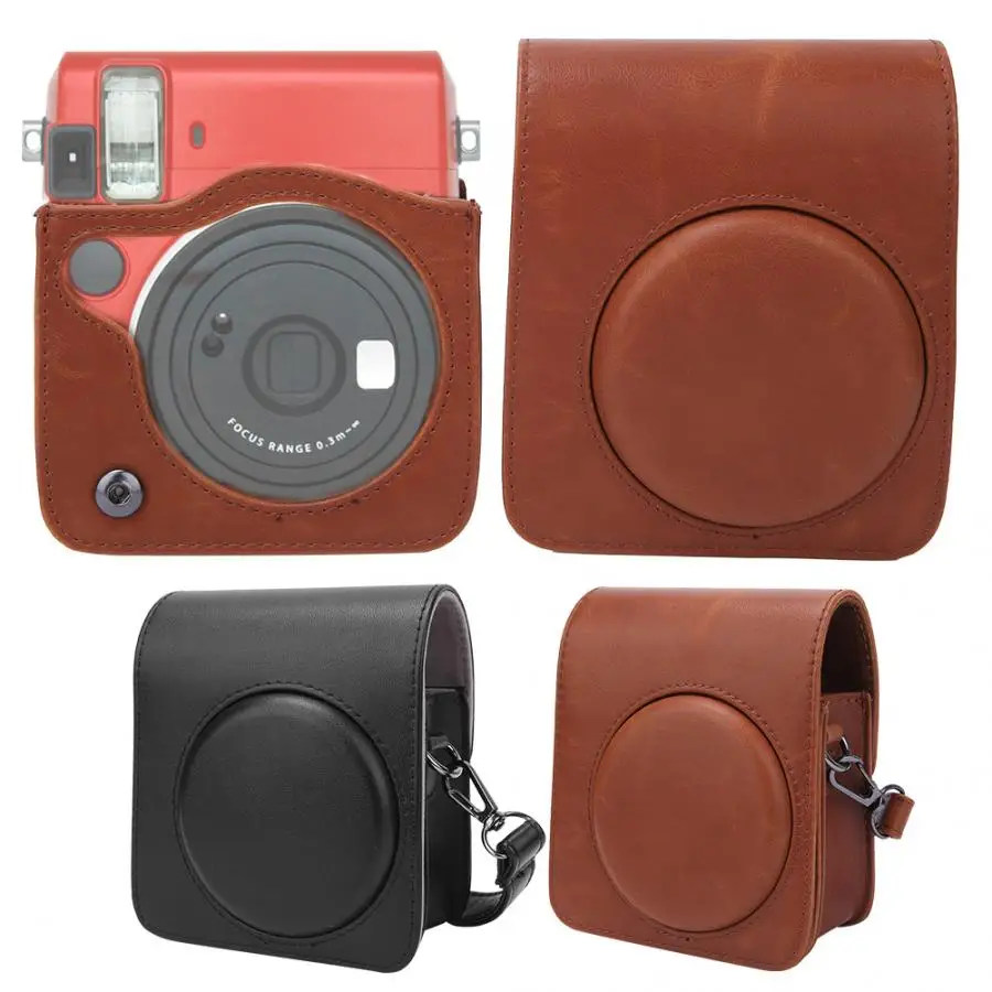 Сумка для камеры из искусственной кожи портативный чехол на одно плечо защитный