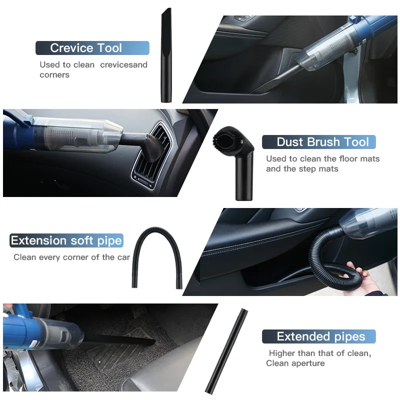 TAMONG HOME portable wireless car or interior vacuum cleaner mini dust collector Dust removal / inflation 3 functions | Бытовая техника