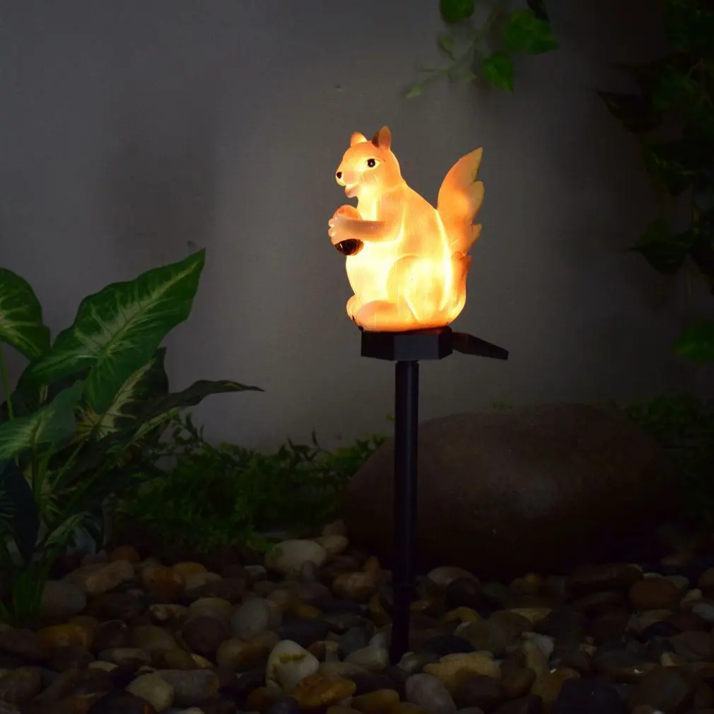 

Solar LED Outdoor Light Imitation Squirrel Lawn Light Waterproof Garden Yard Park Path Lawn Decorative Lighting