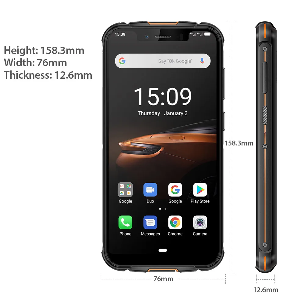 Ulefone Armor 5S IP68 водонепроницаемый смартфон с глобальной панелью 4G 5 85 '' 4 Гб + 64 ГБ