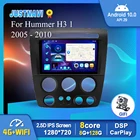 Головное устройство HU 4G на Android 10, Восьмиядерный процессор, автомобильное радио, мультимедийный видеоплеер, навигация GPS для Hummer H3 1 2005-2010, без dvd