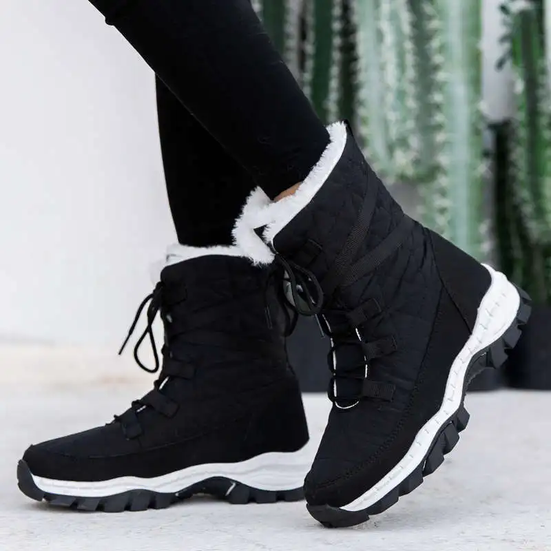 

High Top Women's Black Sports Shoes Shock Absorber Minimalist Sneakers Cushions Sport Shoes Women Running Shoes Ladies Tennis