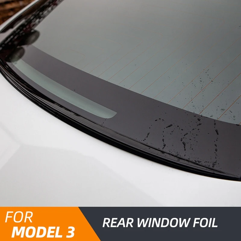 Водонепроницаемый спойлер для заднего стекла автомобиля подпорное крыло Tesla Model