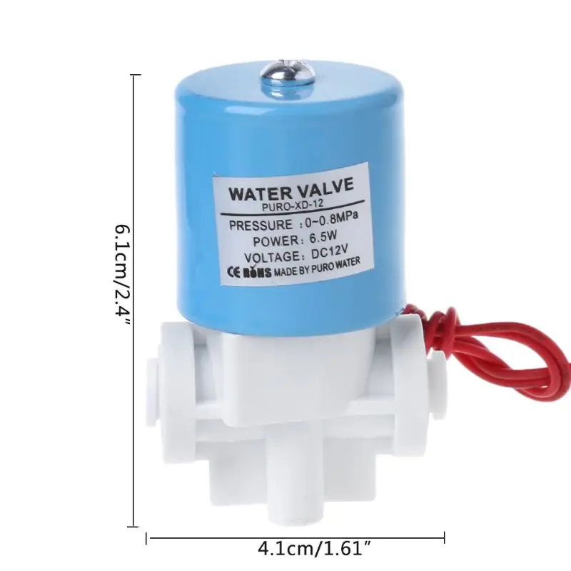 

1/4" Quick Connect Water Inlet Solenoid Valve Household Pure-water Machine Parts