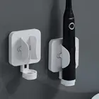Держатель для электрической зубной щетки, Настенный Органайзер на клейкой основе, автоматический органайзер для украшения ванной комнаты