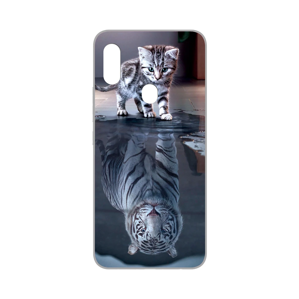 11 Силиконовый чехол GUCOON для UMIDIGI F1 UMI F1 Play 6,3 дюйма, Мягкий защитный чехол для телефона из ТПУ, чехол-бампер с изображением волка - Цвет: 11