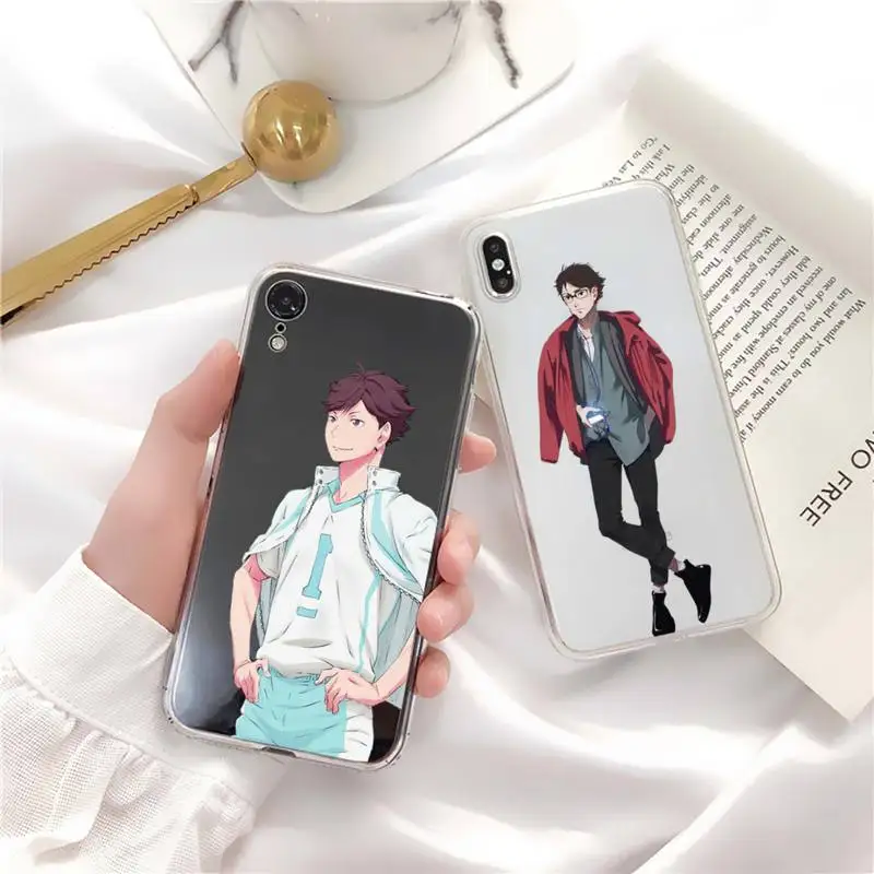 

FHNBLJ Haikyuu Oikawa Tooru Phone Case for iPhone 11 12 13 mini pro XS MAX 8 7 6 6S Plus X 5S SE 2020 XR case