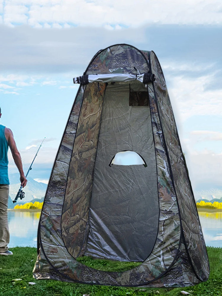 

Pop Up Privacy Portable Outdoor Shower Tent Camp Toilet Changing Room Rain Shelter with Carry Bag Foldable Lightweight Tent