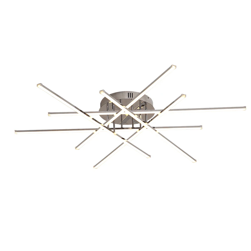 

Chrome plating modern led chandelier with remote control acrylic lights For Living Room Bedroom Home Chandelier ceiling Fixtures