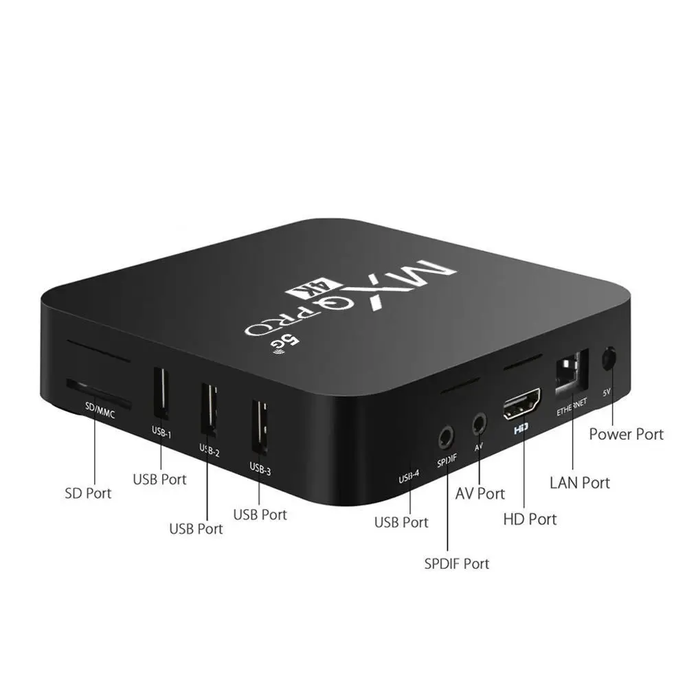 ТВ-приставка Android 9 0 Smart TV Box для MXQ PRO 4K HD 3D Media Streamer Player wifi BOX | Компьютеры и офис