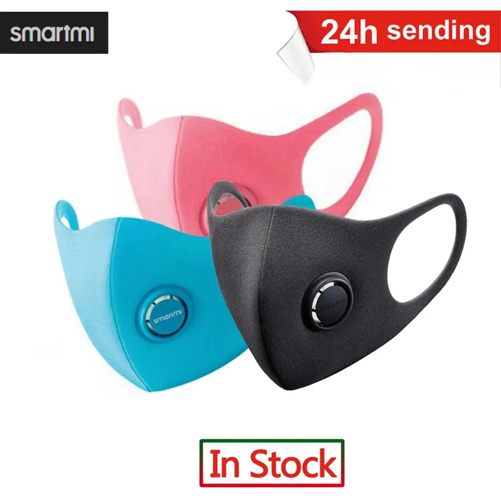 

Smartmi Mask Hot Sale Anti Fog Mask filter pm2.5 Respirator Comfortable Protective Mask TPU Material Filter Mask