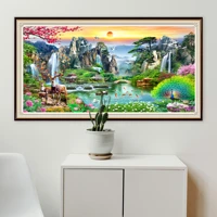 diamond painting full round square landscape diamond mosaic sale scenery rhinestones animals pictures embroidery home decoration