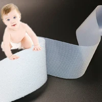 202530mm baby fastener tape soft velcro magic tape infant clothing sewing craft hook loop tape diaper bib children products