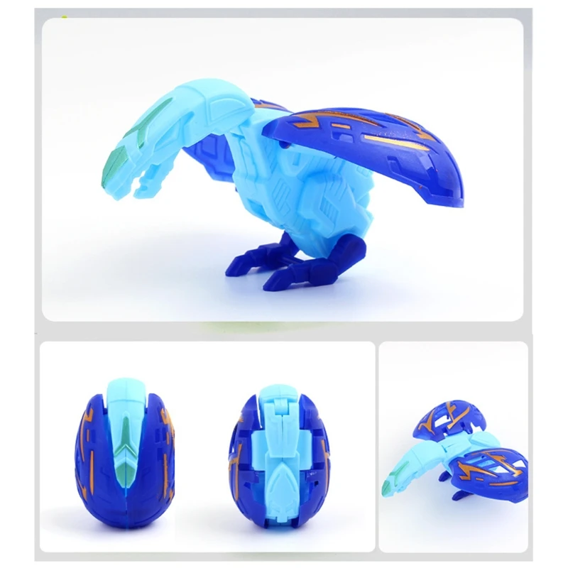 

Dinosaur Deformation Toy Children Dinosaur Robot Boy Toy Deformation Gashapon Toy Dinosaur Egg Toy for Kids Use