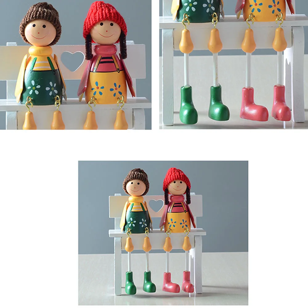 2 шт. деревянные кукольные украшения для девочек подвесные педанты миниатюрный