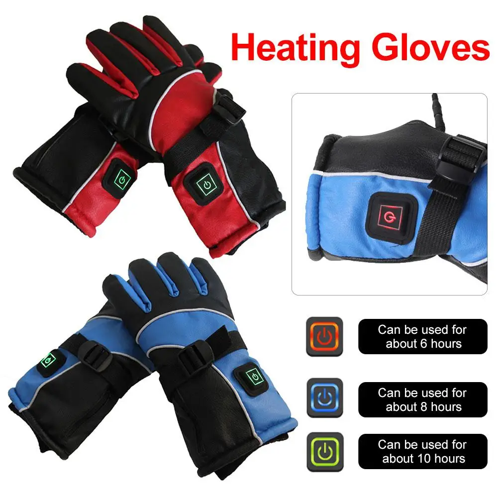 3000 MAh электрические перчатки USB мотоциклетные с подогревом литиевая батарея