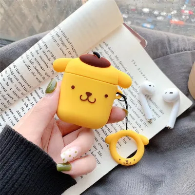 VR-10 Мультфильм клубника авокадо брелок силиконовый чехол для Apple Airpods чехол Аксессуары Bluetooth наушники защитный Брелок «Обложка» - Цвет: VR-10