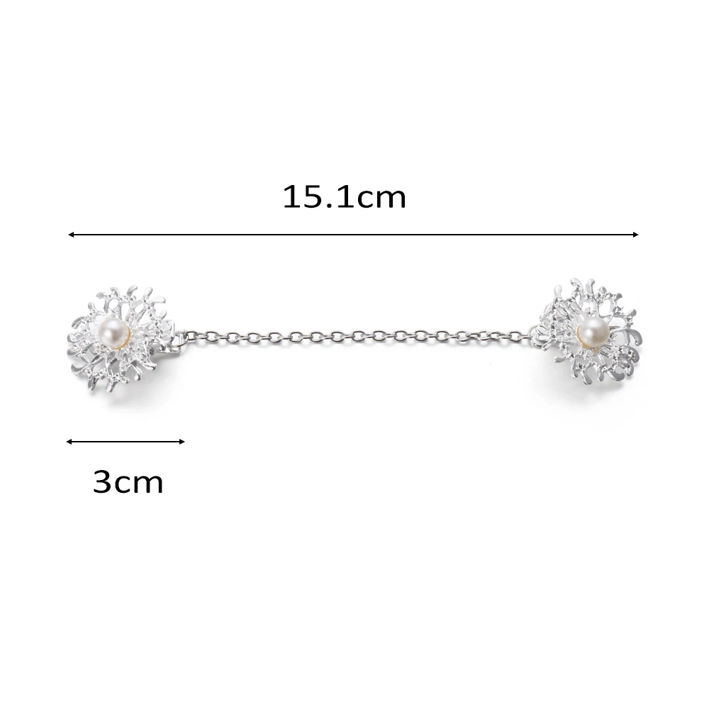 Модный розовый кардиган в форме снежинки зажим для свитера шаль с воротником