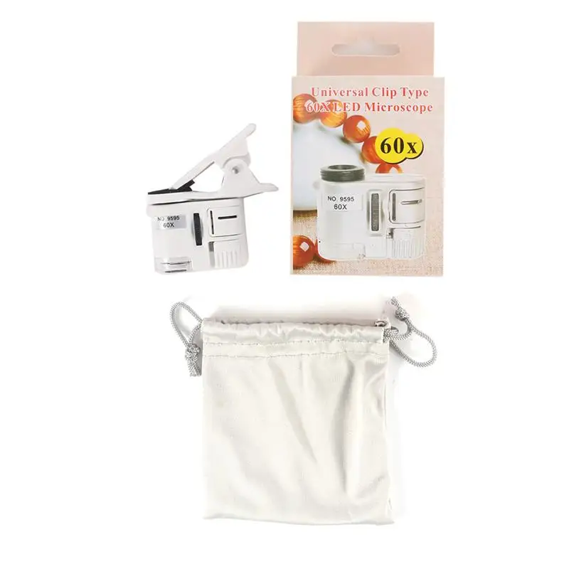 60X Мобильная оптическая увеличительная линза универсальный фотообъектив микро