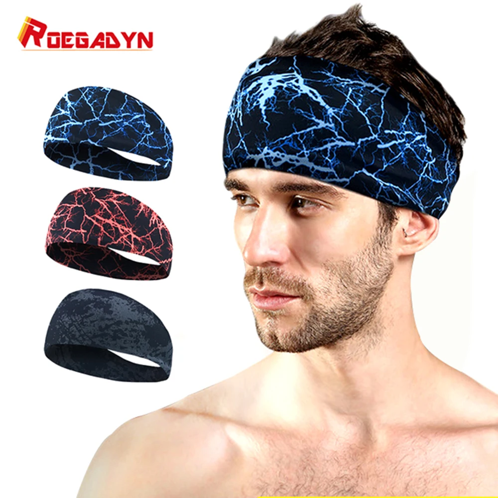ROEGADYN мужская женская полиэстер для велоспорта Спортивная пота повязка на голову